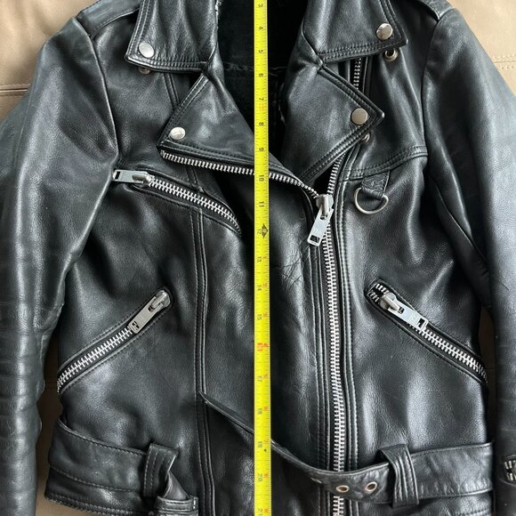 Vintage Genuine Leather Moto Jacket - Picture 2 of 7